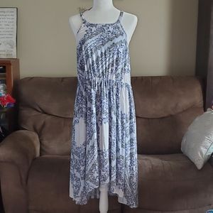 Torrid 1 flowery midi halter dress